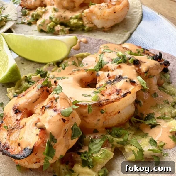Cajun Shrimp Tacos with Spicy Lime Slaw 8 Spicy Shrimp Tacos