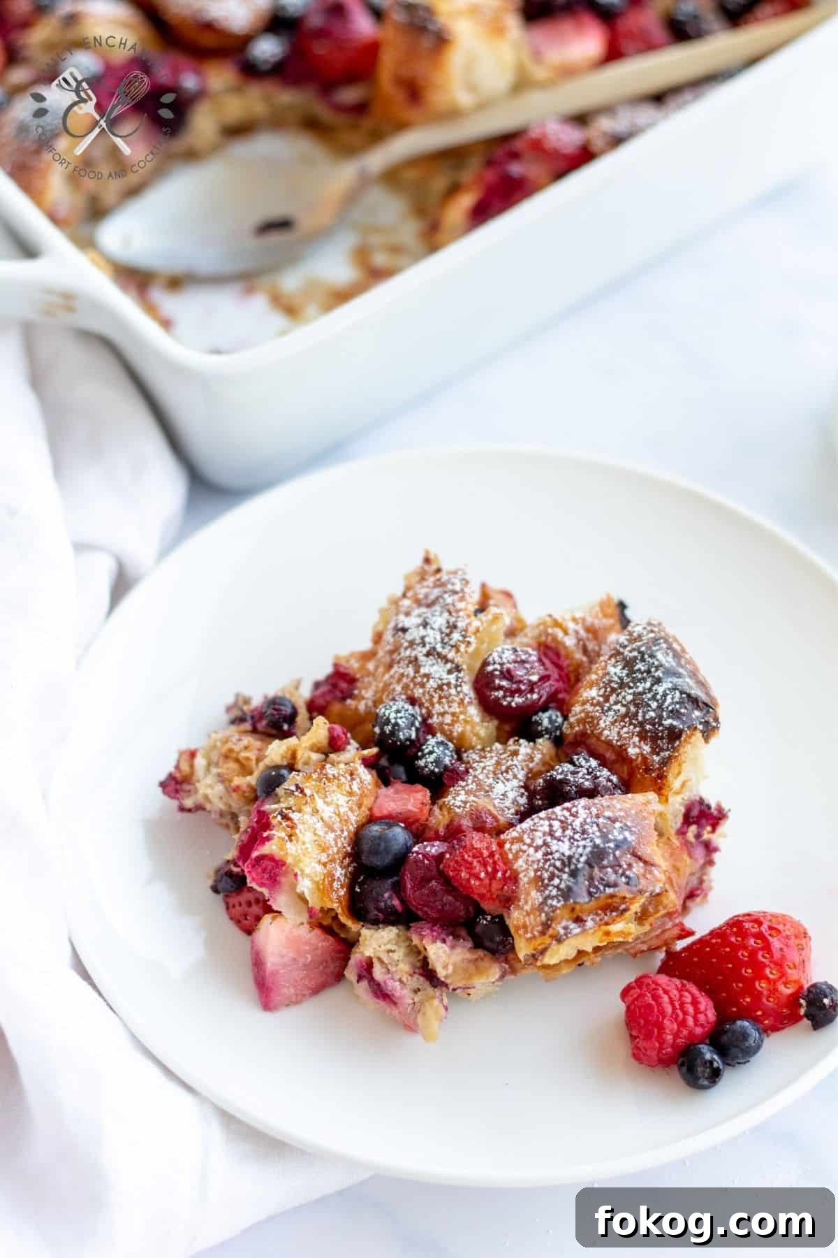 Berry Croissant Bake