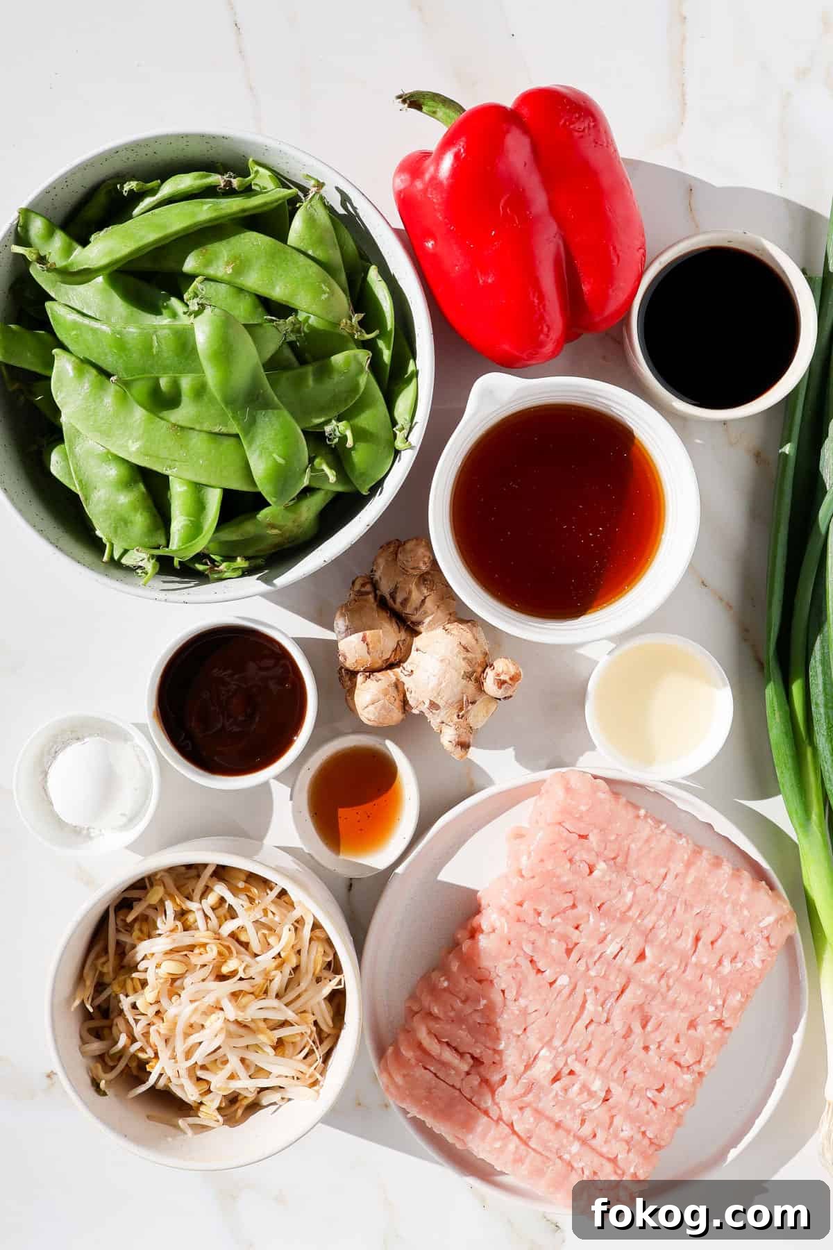 Ingredients shown to make the recipe.