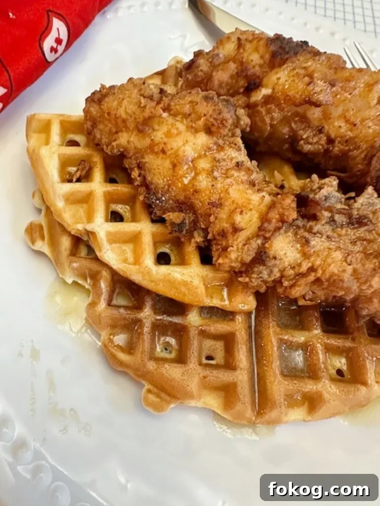 chicken and waffles