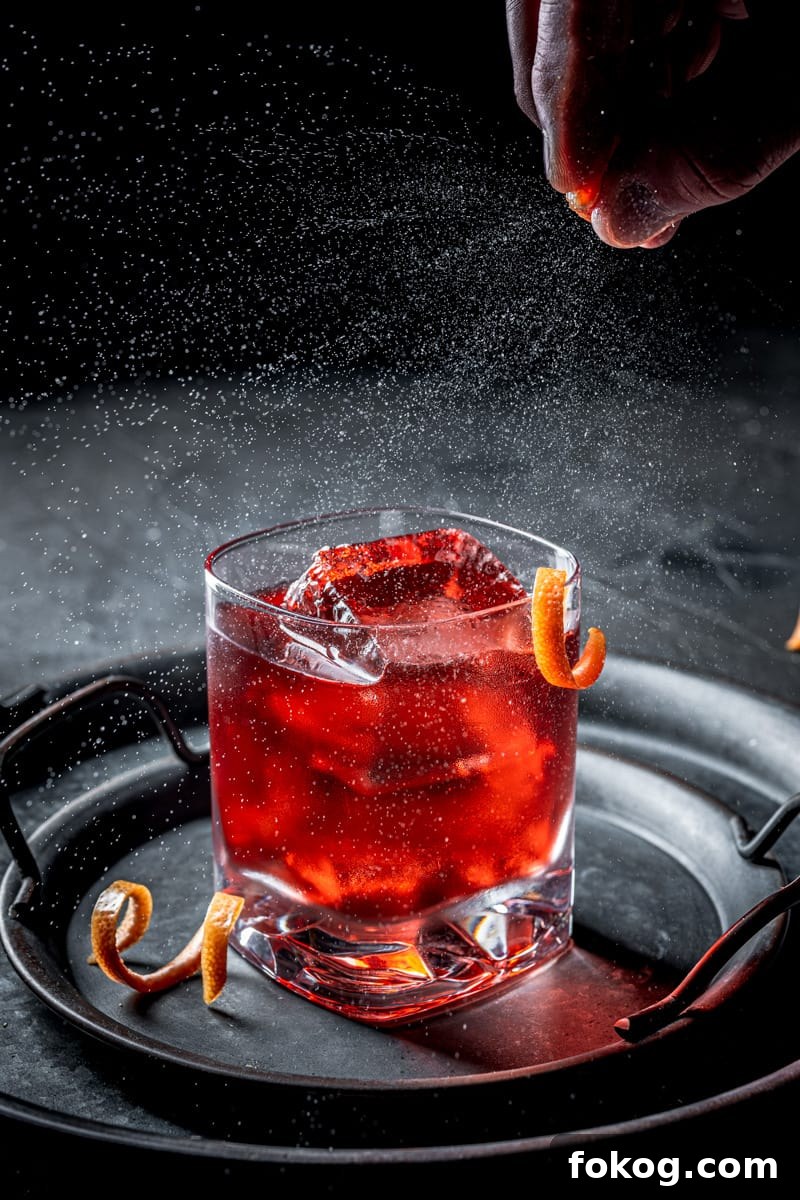 Classic Negroni Recipe: How to Make the Iconic Cocktail 5 Classic Negroni Cocktail with an Orange Zest Spritz